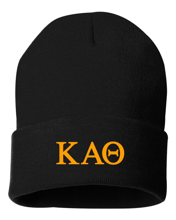 Kappa Alpha Theta Greek Letter Knit Cap Kappa Alpha Theta Greek Letter Knit Cap