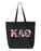 Kappa Alpha Theta Greek Letter Zipper Tote Kappa Alpha Theta Greek Letter Zipper Tote