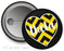 Kappa Alpha Theta Heart Chevron Button Kappa Alpha Theta Heart Chevron Button