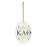 Kappa Alpha Theta Holiday Color Snowflake Christmas Ornaments Kappa Alpha Theta Holiday Color Snowflake Christmas Ornaments