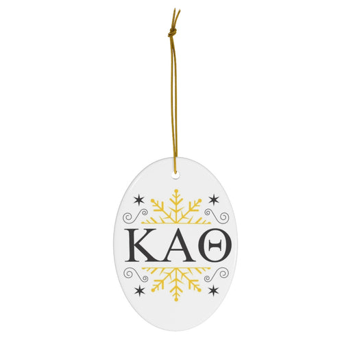 Kappa Alpha Theta Kappa Alpha Theta Holiday Color Snowflake Christmas Ornaments