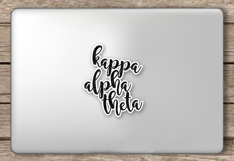 Kappa Alpha Theta Script Sticker Kappa Alpha Theta Script Sticker