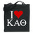 Kappa Alpha Theta I Love Tote Bags Kappa Alpha Theta I Love Tote Bags