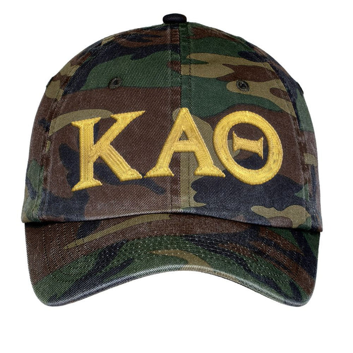 Kappa Alpha Theta Lettered Camouflage Hat Kappa Alpha Theta Lettered Camouflage Hat