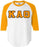Discount Kappa Alpha Theta Lettered Raglan Shirt DISCOUNT-Kappa Alpha Theta Lettered Raglan Shirt