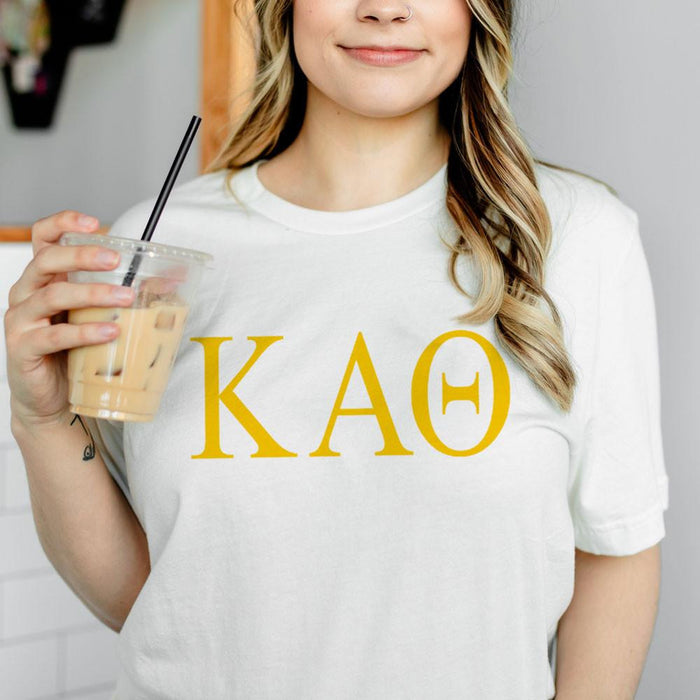 Printify Kappa Alpha Theta Lettered Tees $24.95! Kappa Alpha Theta Lettered Tees - $24.95!