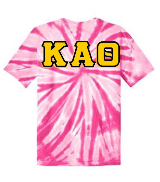 Kappa Alpha Theta DISCOUNT-Kappa Alpha Theta Lettered Tie-Dye t-shirts