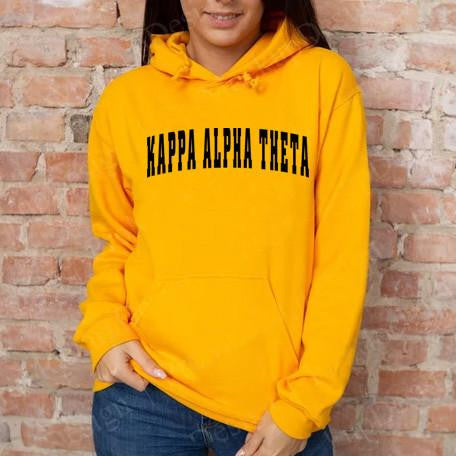 Kappa Alpha Theta Letterman Hooded Sweatshirts Kappa Alpha Theta Letterman Hooded Sweatshirts
