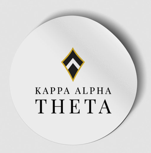Kappa Alpha Theta Kappa Alpha Theta Logo Round Decal