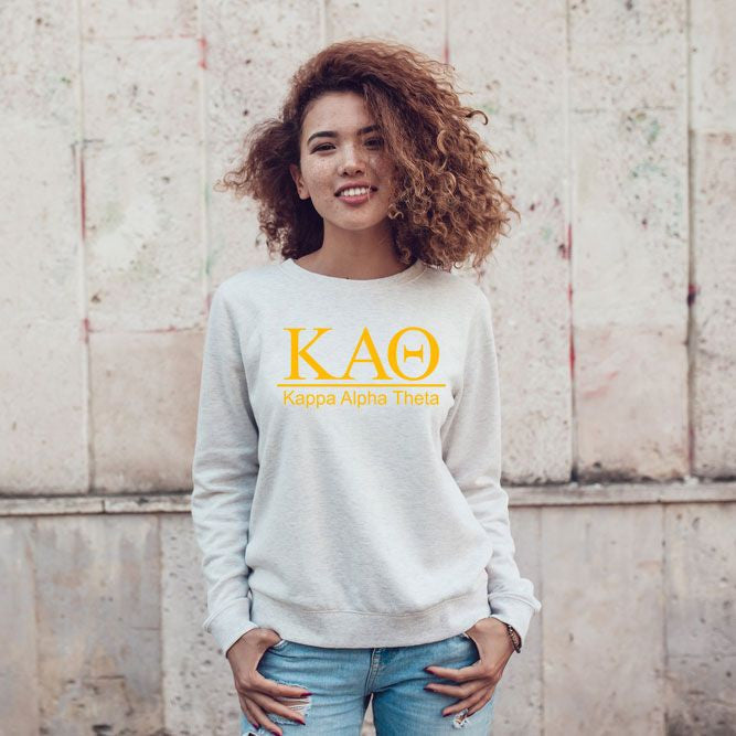 Kappa Alpha Theta Message Crewneck Sweatshirts Kappa Alpha Theta Message Crewneck Sweatshirts