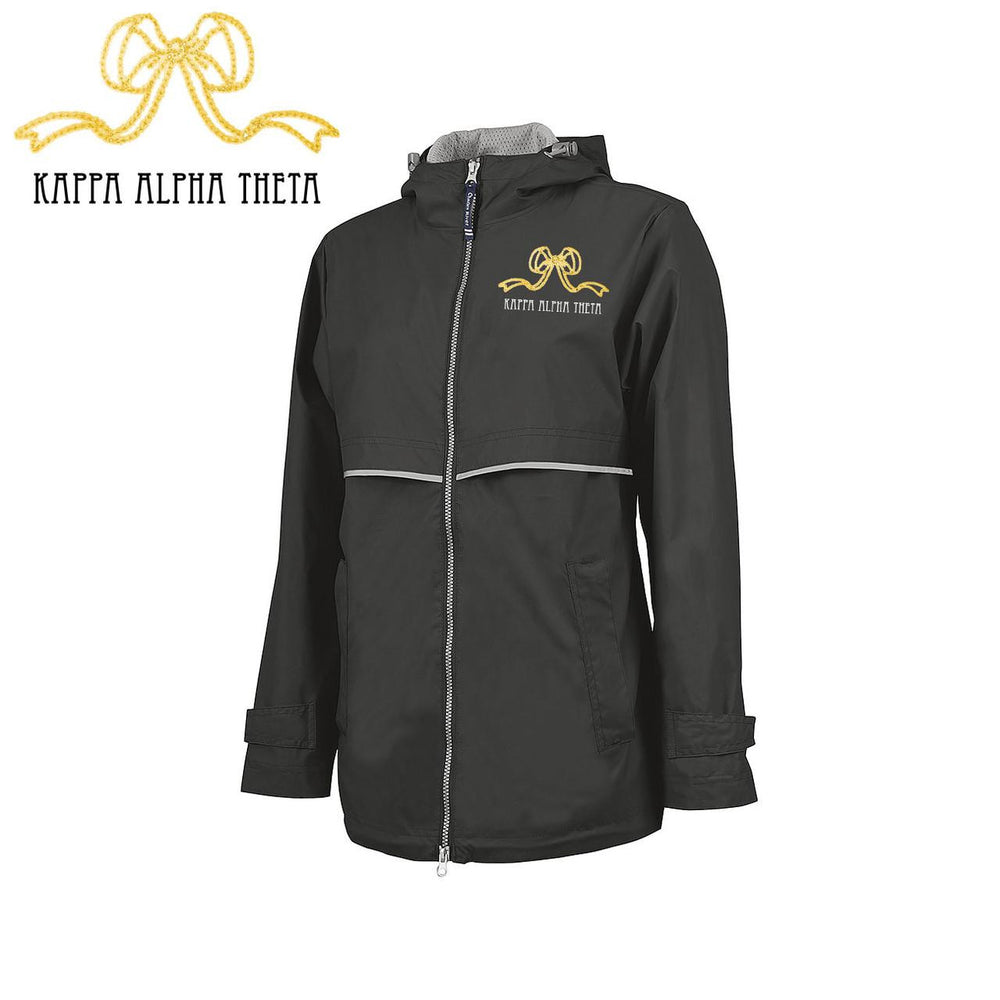 Kappa Alpha Theta New Englander Bows Rain Jacket Kappa Alpha Theta New Englander Bows Rain Jacket