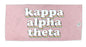 Kappa Alpha Theta Plush Retro Beach Towel Kappa Alpha Theta Plush Retro Beach Towel