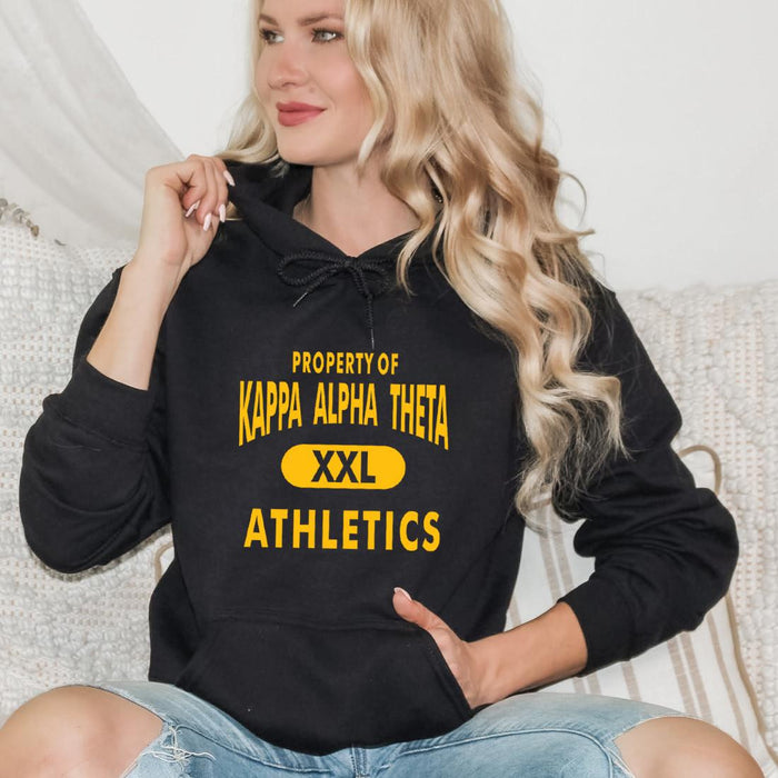 Kappa Alpha Theta Property Of Athletics Hooded Sweatshirts Kappa Alpha Theta Property Of Athletics Hooded Sweatshirts