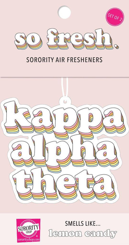Kappa Alpha Theta Retro Air Freshener (2 Pack) Kappa Alpha Theta Retro Air Freshener (2 pack)
