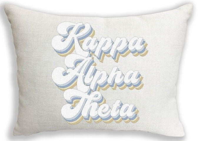 Kappa Alpha Theta Retro Throw Pillow Kappa Alpha Theta Retro Throw Pillow