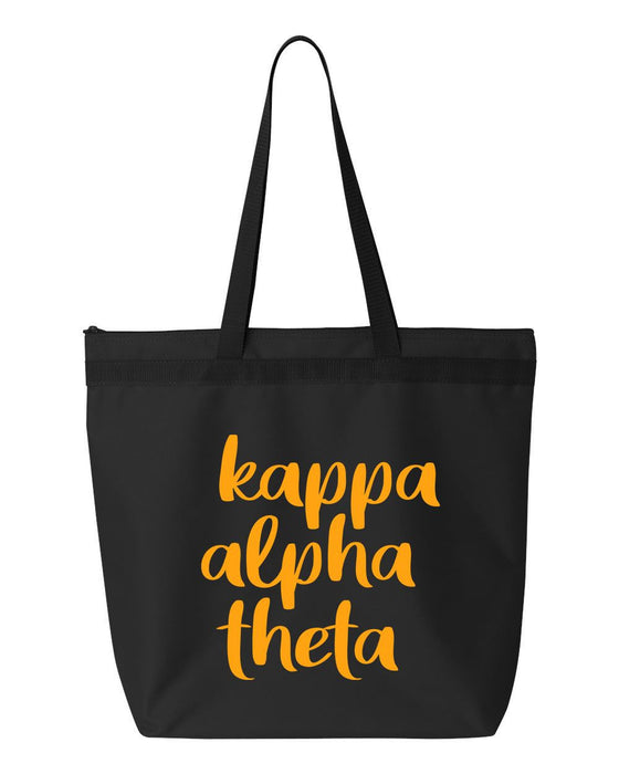 Kappa Alpha Theta Script Tote Bag Kappa Alpha Theta Script Tote Bag
