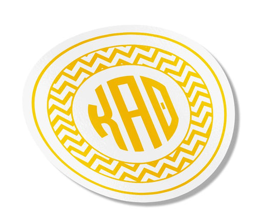 Kappa Alpha Theta Kappa Alpha Theta Sorority Monogram Bumper Sticker
