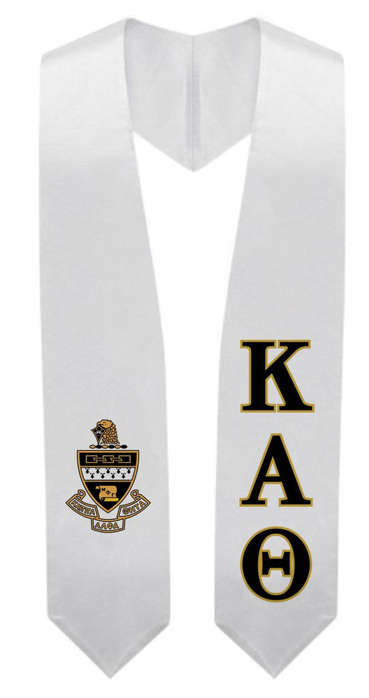 Kappa Alpha Theta Super Crest Shield Graduation Stole Kappa Alpha Theta Super Crest - Shield Graduation Stole