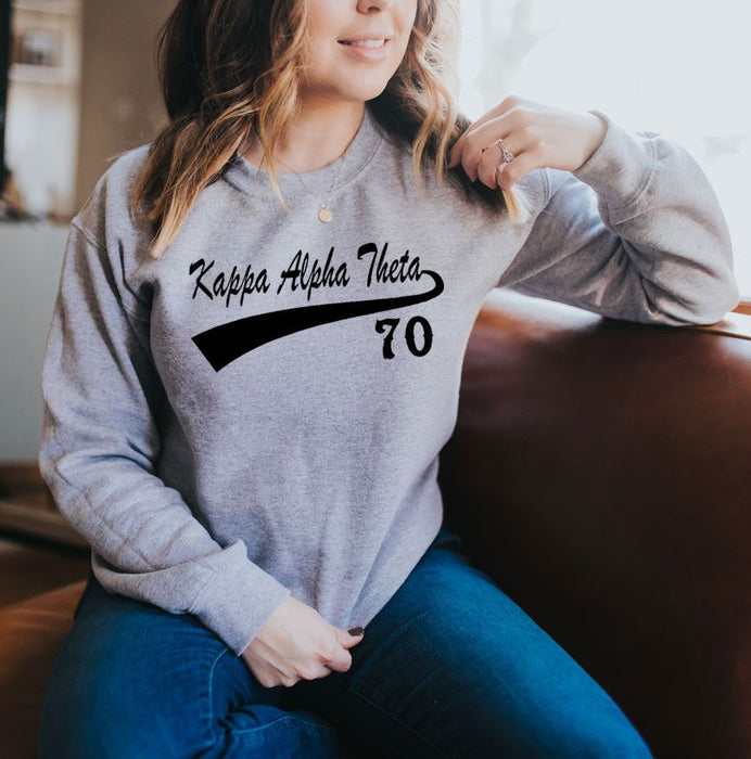 Kappa Alpha Theta Tail Crewneck Kappa Alpha Theta Tail Crewneck