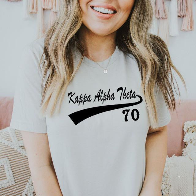 Kappa Alpha Theta Tail T Shirt Kappa Alpha Theta Tail T-Shirt