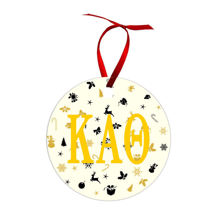 Kappa Alpha Theta Holiday Cheer Christmas Ornaments Kappa Alpha Theta Holiday Cheer Christmas Ornaments