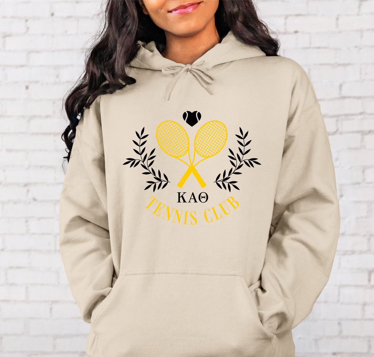 Kappa Alpha Theta Tennis Club Hoodie Kappa Alpha Theta Tennis Club Hoodie