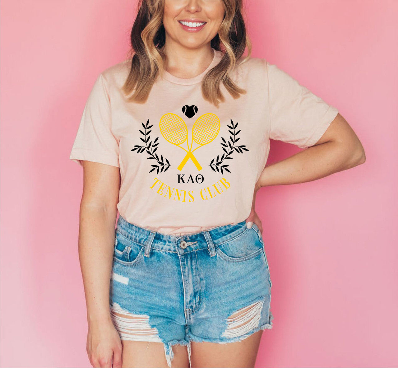 Kappa Alpha Theta Tennis Club Tee Kappa Alpha Theta Tennis Club Tee
