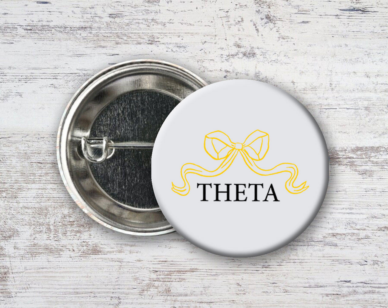 Kappa Alpha Theta Nickname Bow Pin Buttons Kappa Alpha Theta Nickname Bow Pin Buttons