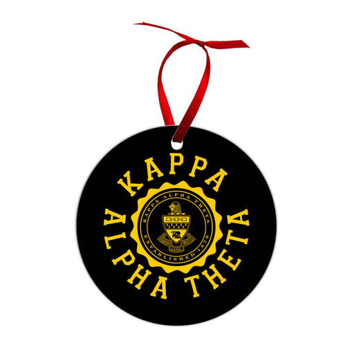 Ornaments Kappa Alpha Theta Shield  Christmas Ornaments