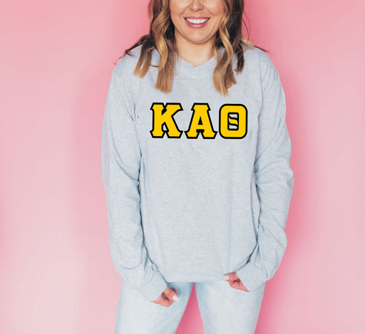 Kappa Alpha Theta DISCOUNT Kappa Alpha Theta Lettered Long Sleeve Tee