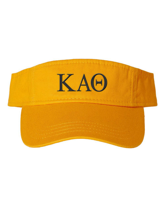 Kappa Alpha Theta Greek Letter Visor Kappa Alpha Theta Greek Letter Visor