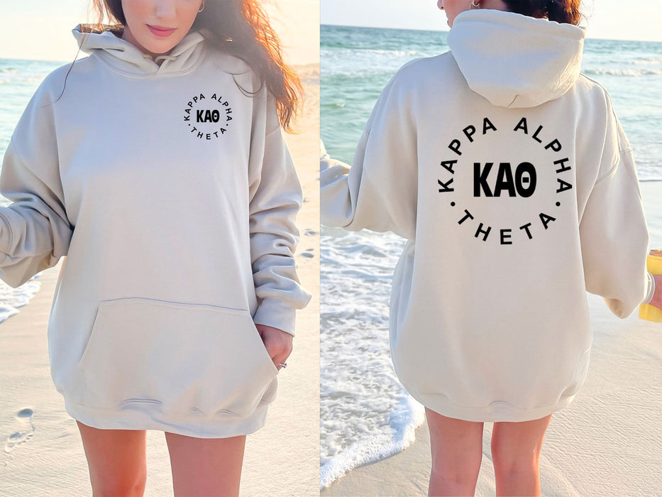 Kappa Alpha Theta Circle Hoodie Kappa Alpha Theta Circle Hoodie