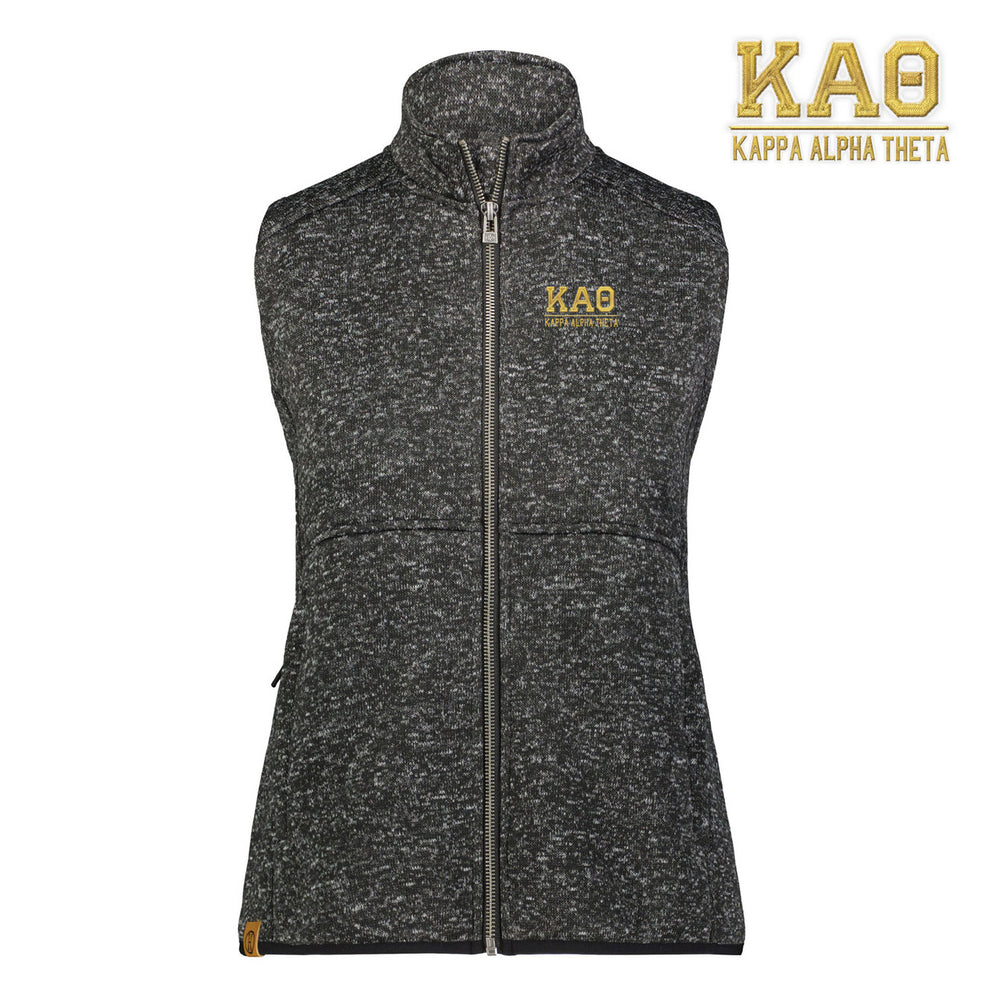 Kappa Alpha Theta Alpine Sweater Fleece Vest Kappa Alpha Theta Alpine Sweater Fleece Vest