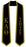 Discount Kappa Alpha Theta Greek 2 Tone Lettered Graduation Sash Stole W/ Year DISCOUNT-Kappa Alpha Theta Greek 2 Tone Lettered Graduation Sash Stole w/ Year