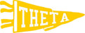 Kappa Alpha Theta Pennant Decal Kappa Alpha Theta Pennant Decal