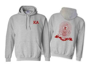 Kappa Alpha Kappa Alpha World Famous Crest - Shield Hooded Sweatshirt