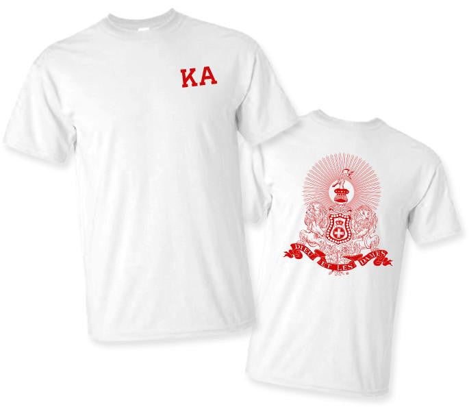 Greekgear Kappa Alpha World Famous Crest Tee Kappa Alpha World Famous Crest Tee