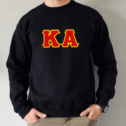 Kappa Kappa Gamma Kappa Alpha Custom Twill Crewneck Sweatshirt