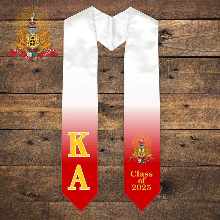 Kappa Alpha Extra Fancy Greek Class Of Graduation Stole Kappa Alpha Extra Fancy Greek Class Of  Graduation Stole