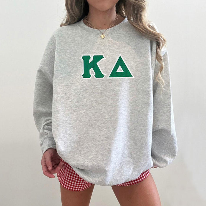 Kappa Delta 2 Day Ship Twill Crewneck Sweatshirt Kappa Delta - 2 Day Ship Twill Crewneck Sweatshirt