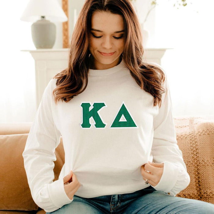 Kappa Delta 2 Day Ship Twill Long Sleeve Tee Kappa Delta - 2 Day Ship Twill Long Sleeve Tee
