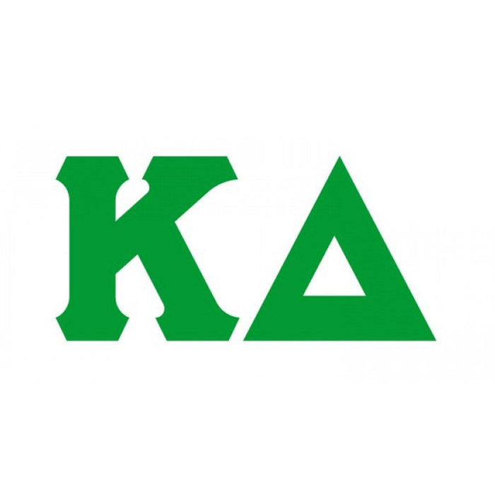 Kappa Delta Big Greek Letter Window Sticker Decal Kappa Delta Big Greek Letter Window Sticker Decal