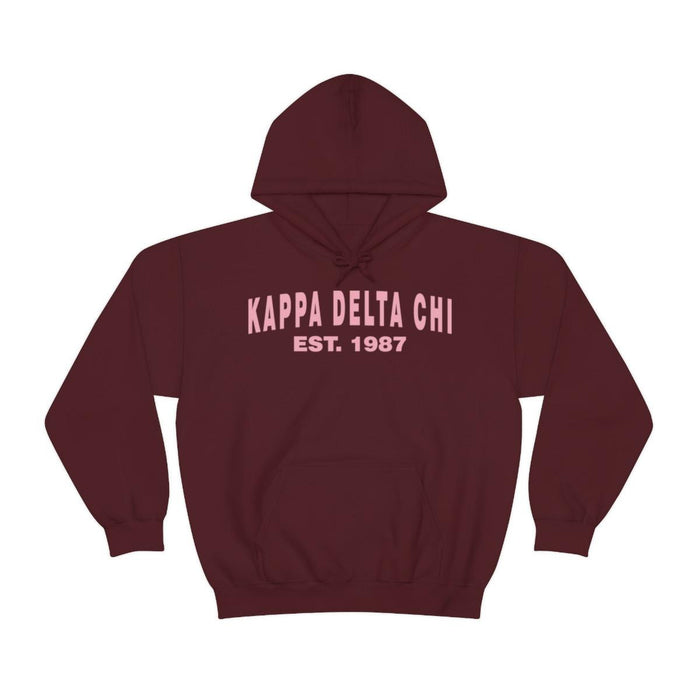 Kappa Delta Chi Established Hooded Sweatshirts Kappa Delta Chi Established Hooded Sweatshirts