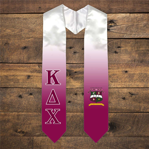 Kappa Delta Chi Kappa Delta Chi Extra Fancy Simple Greek Graduation Stole W Crest