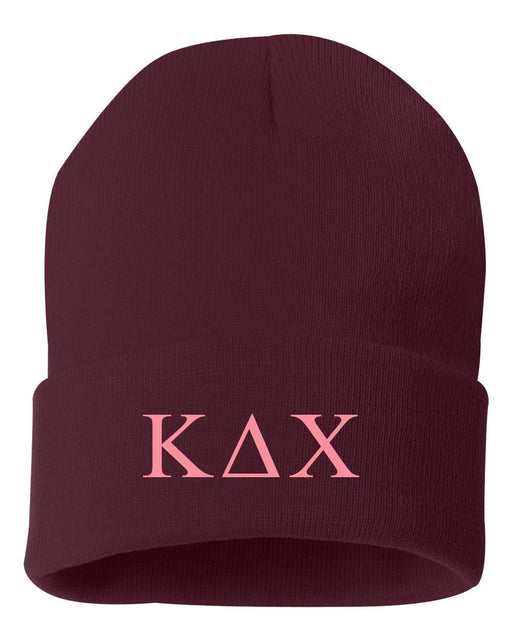Kappa Delta Chi Kappa Delta Chi Greek Letter Knit Cap