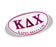 Kappa Delta Chi Greek Letter Oval Decal Kappa Delta Chi Greek Letter Oval Decal