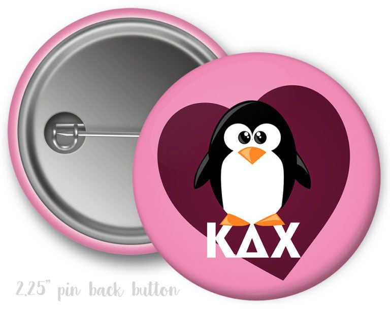 Kappa Delta Chi Heart Mascot Button Kappa Delta Chi Heart Mascot Button