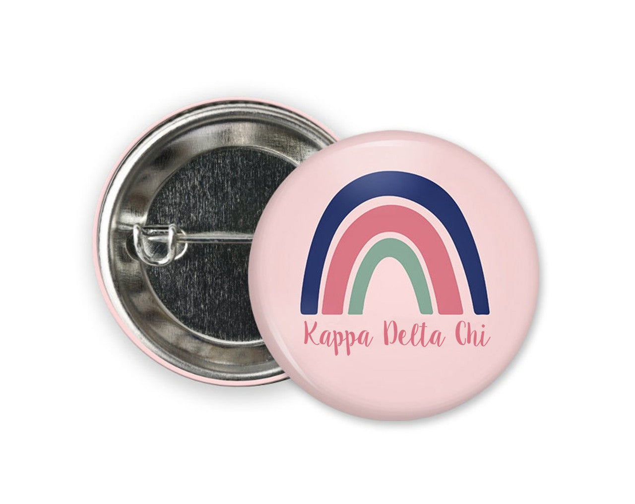 Kappa Delta Chi Rainbow Button Kappa Delta Chi Rainbow Button