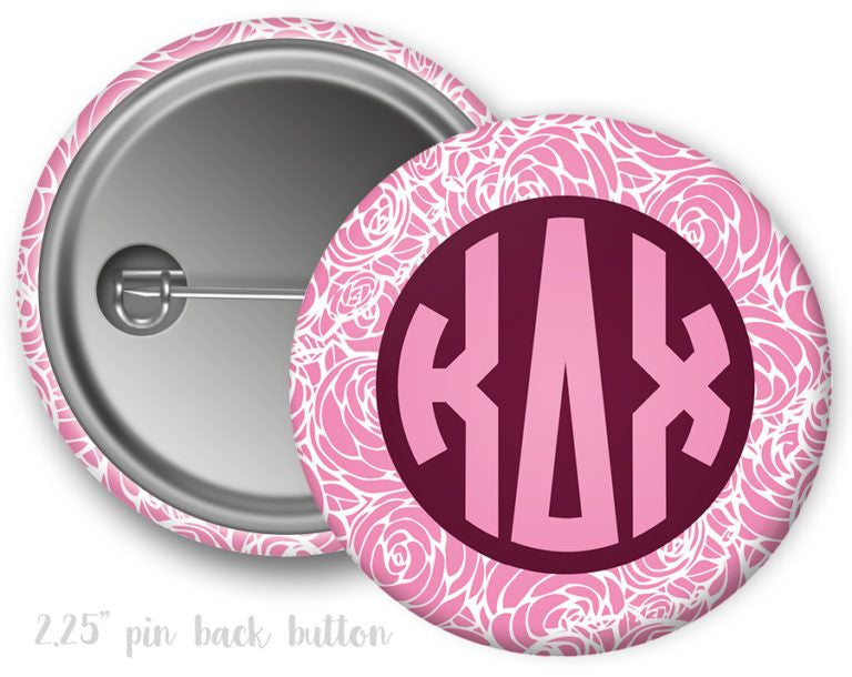 Kappa Delta Chi Monogram Button Kappa Delta Chi Monogram Button