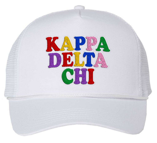 Kappa Delta Chi Kappa Delta Chi Rainbow Trucker Hat